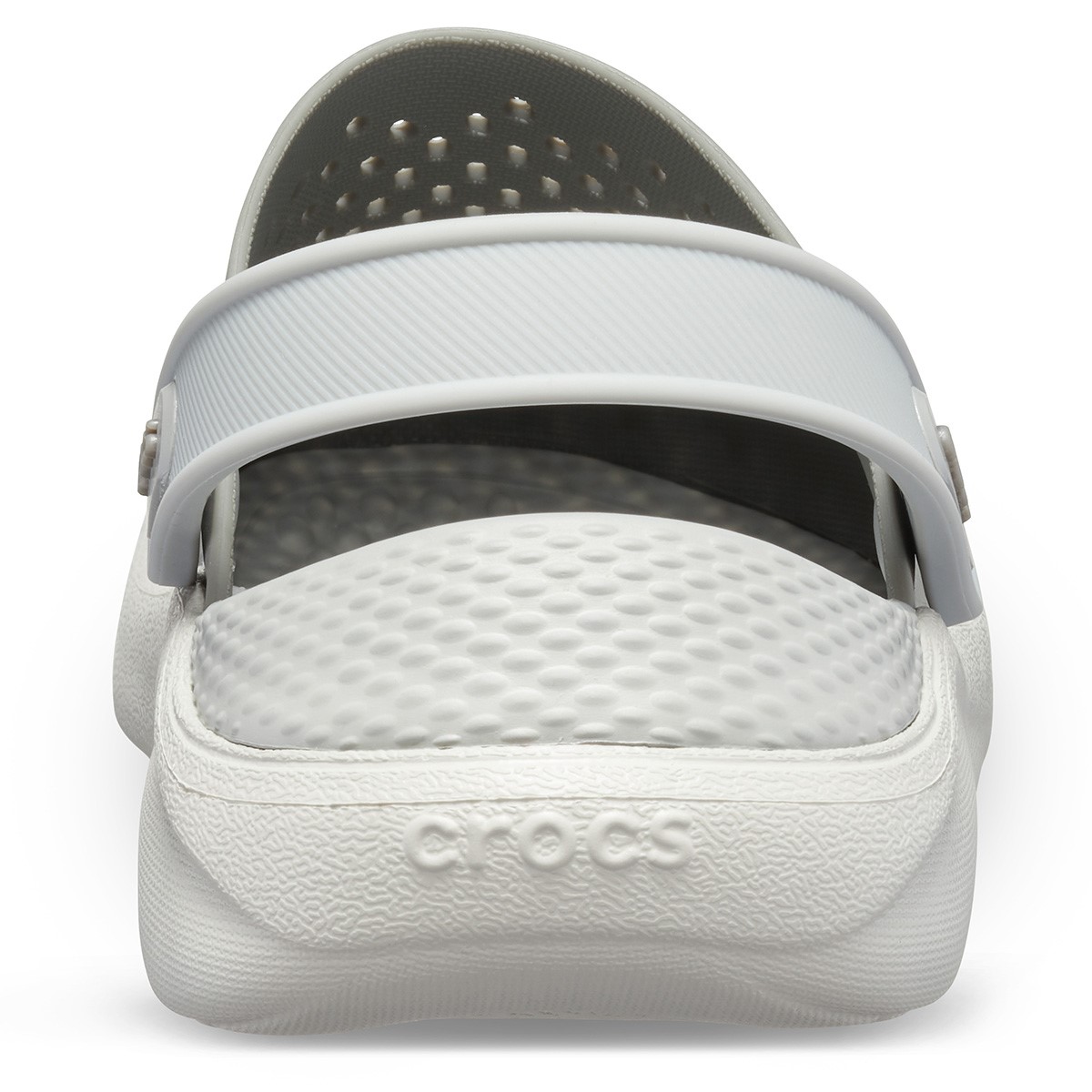 Crocs Unisex Sandalet 204592 Smoke/Pearl White