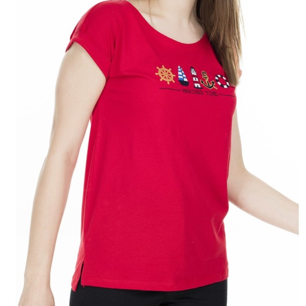 Fashion Friends Kadın T-Shirt 20Y0926B1 Kırmızı / Red