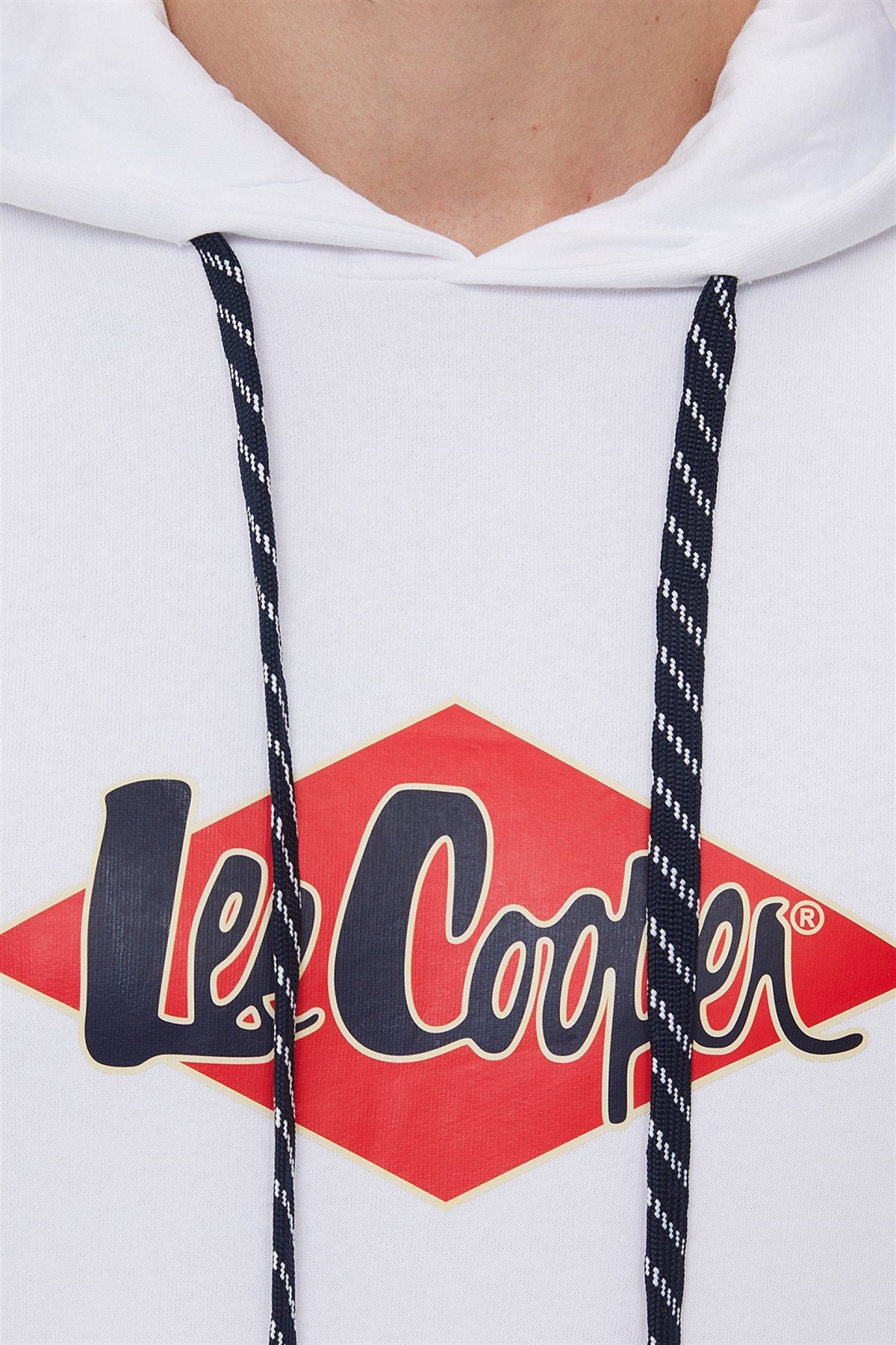 Lee Cooper Erkek S-Shirt 211 LCM 241025 Beyaz