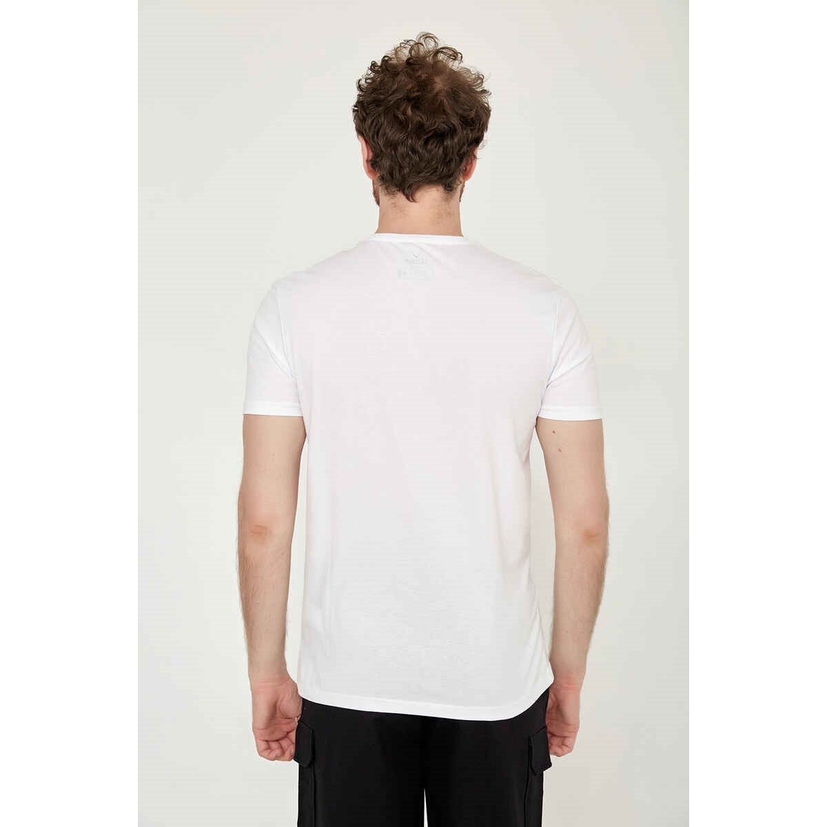 Cazador Erkek T-Shirt 21YCEEO04098 Beyaz