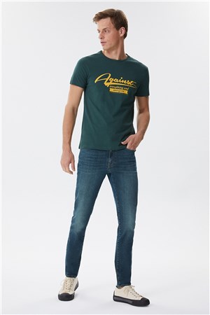 Lee Cooper Erkek T-Shirt 222 LCM 242022 Yeşil