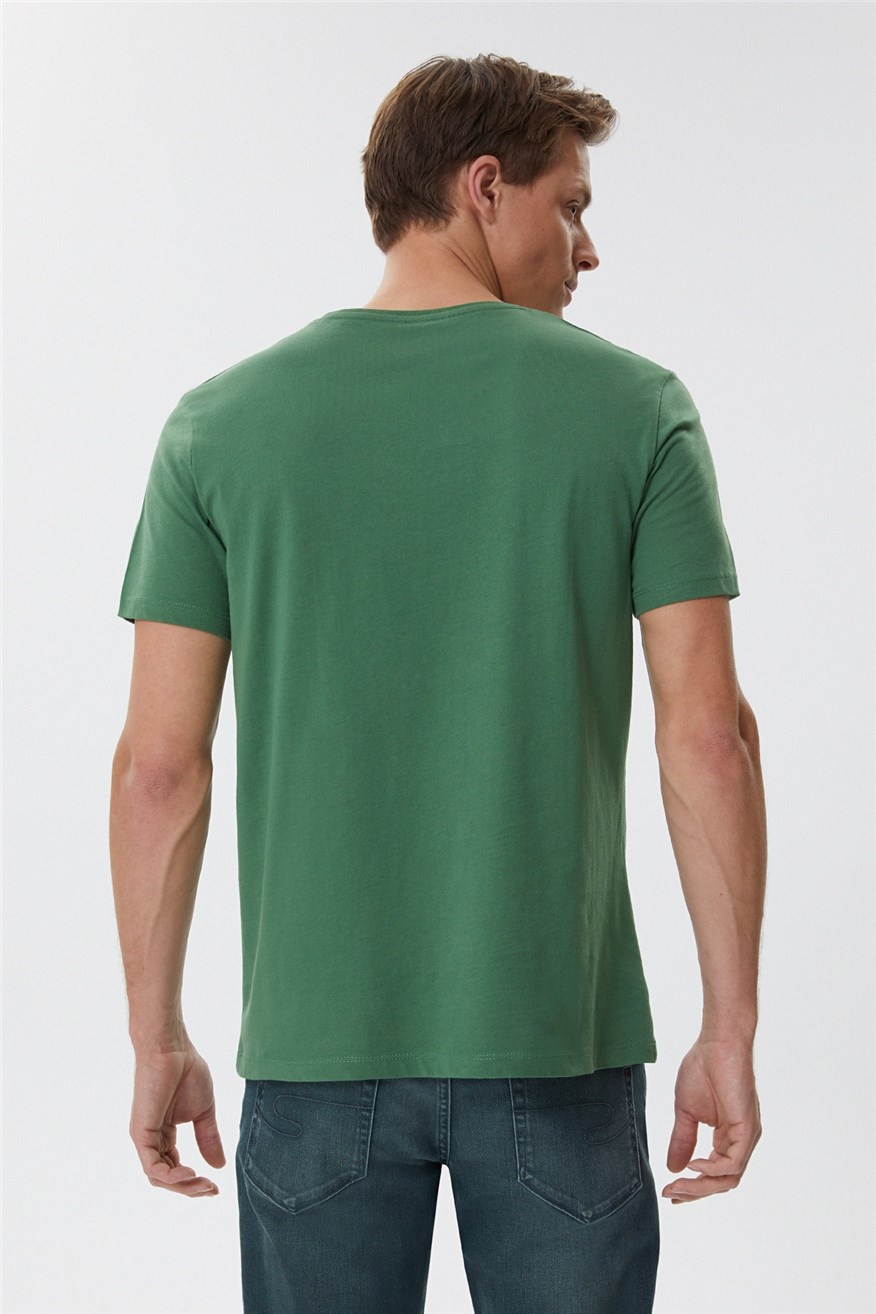 Lee Cooper Erkek T-Shirt 222 LCM 242027 Açık Yeşil