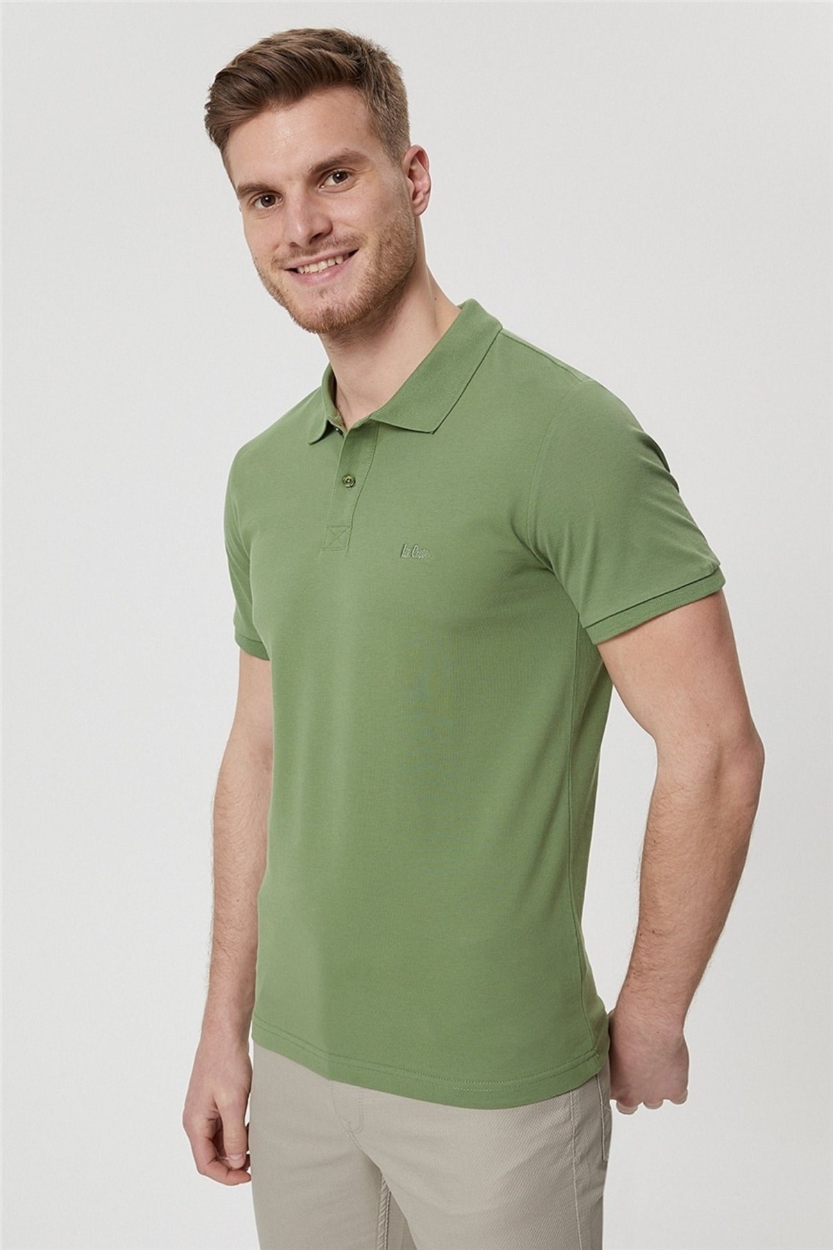 Lee Cooper Erkek T-Shirt 222 LCM 242057 Yeşil