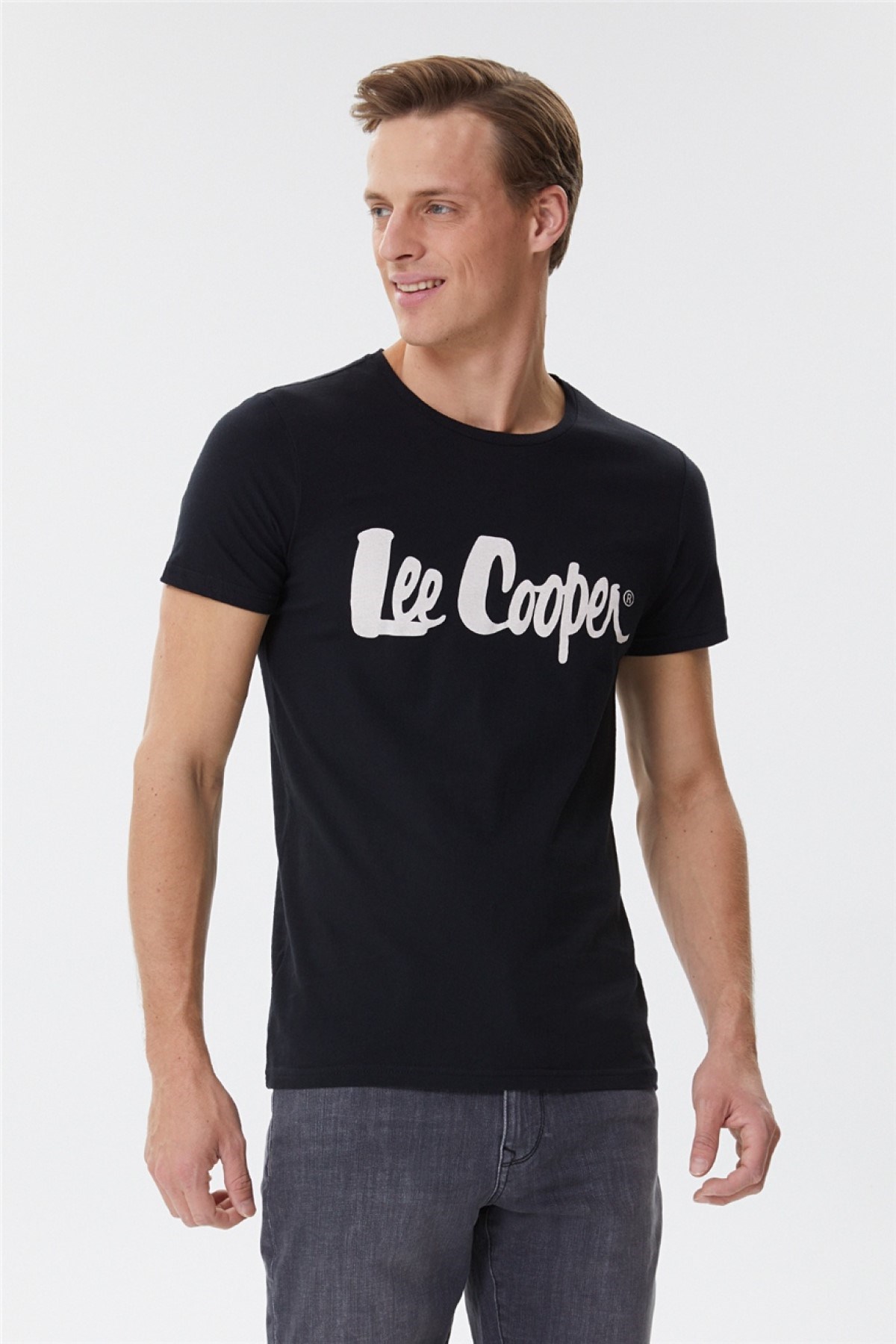 Lee Cooper Erkek T-Shirt 222 LCM 242065 Siyah