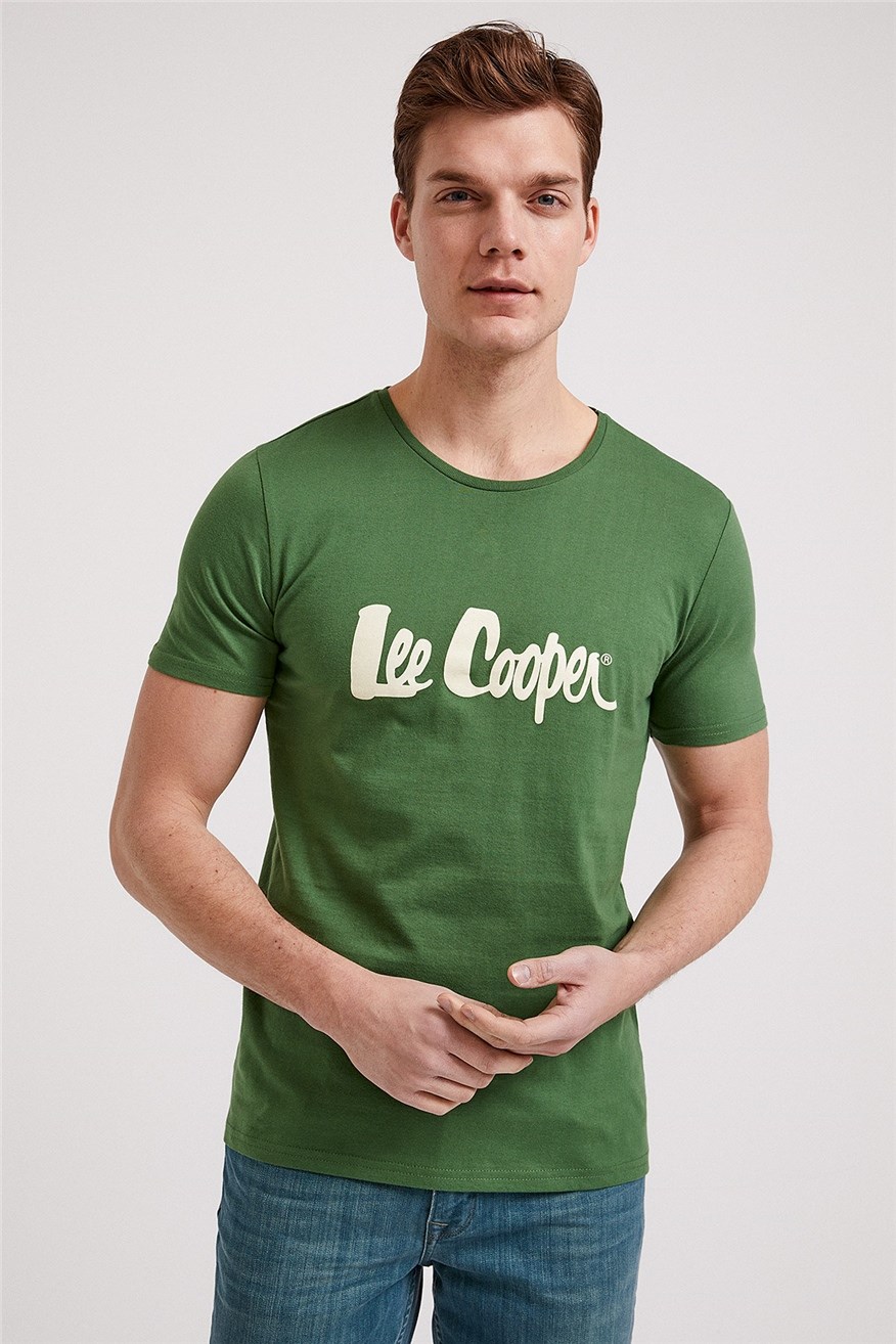 Lee Cooper Erkek T-Shirt 222 LCM 242065 Yeşil