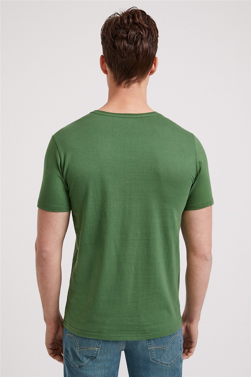 Lee Cooper Erkek T-Shirt 222 LCM 242065 Yeşil