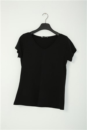 Fashion Friends Kadın T-Shirt 22Y0068K1 Siyah / Black