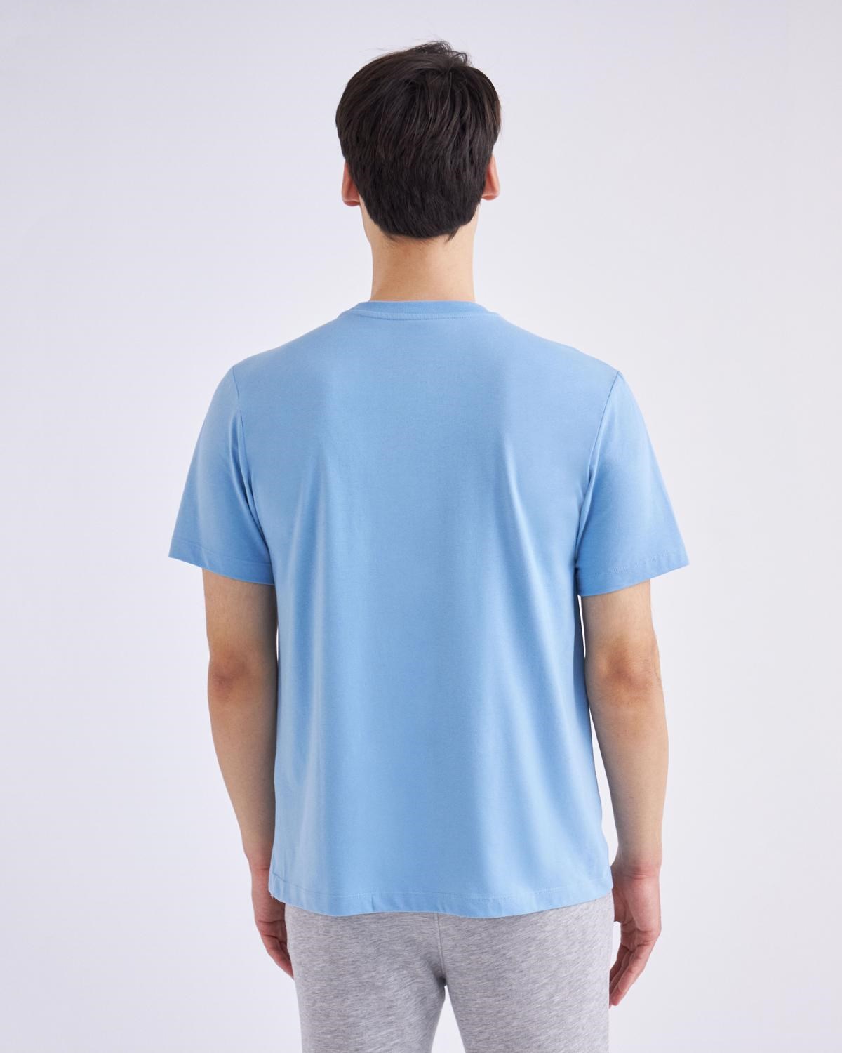 Kappa Erkek T-Shirt 331F1NW Blue Dusk