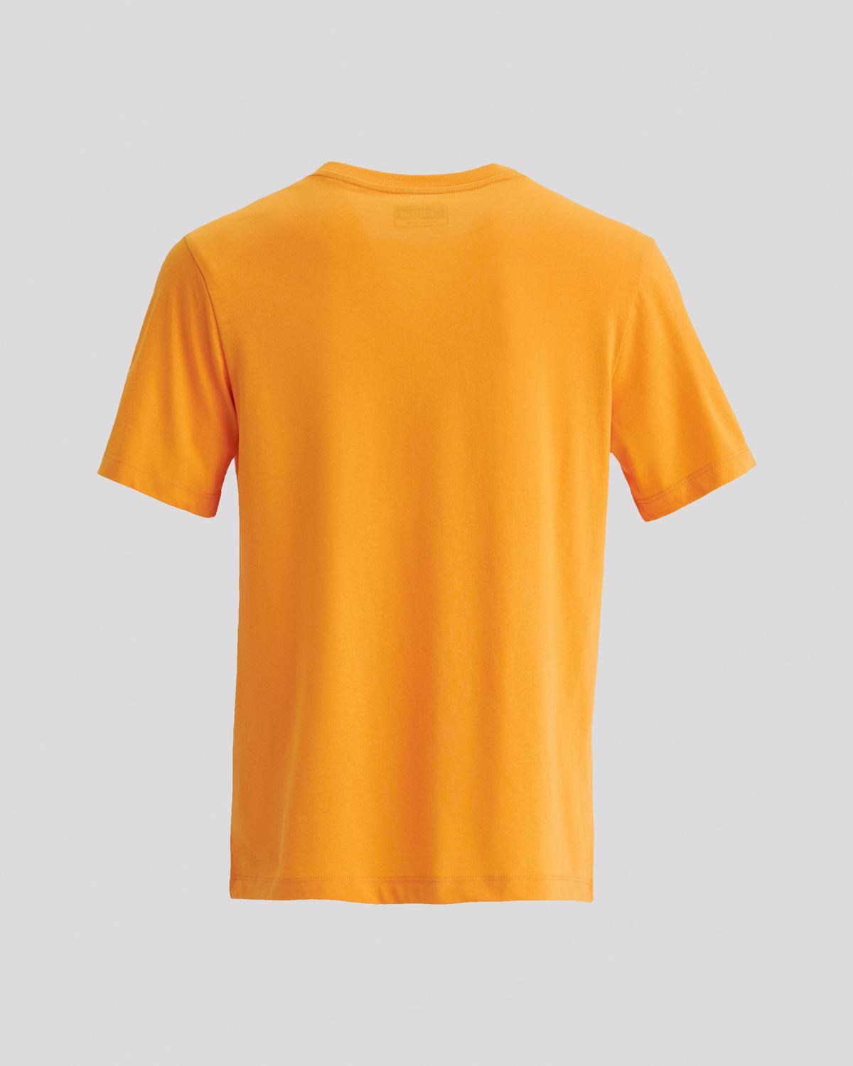 Kappa Erkek T-Shirt 331F7CW Orange Lt - Whıte - Blue Marıtıme
