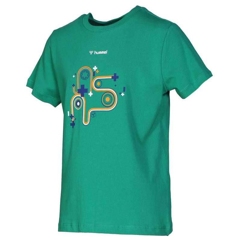 Hummel Erkek Çocuk T-Shirt 911133-6519 Amazon Green