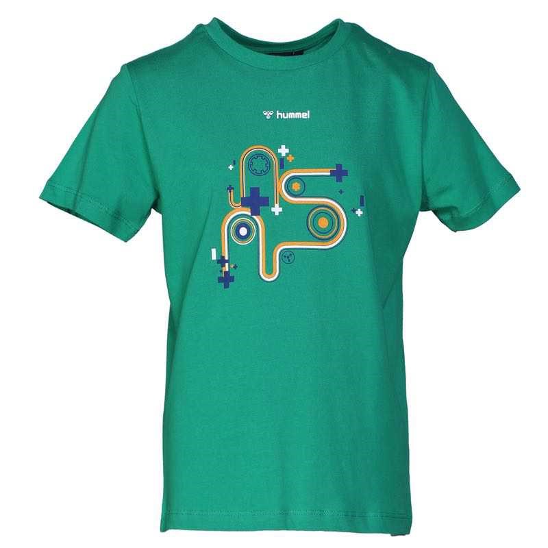Hummel Erkek Çocuk T-Shirt 911133-6519 Amazon Green