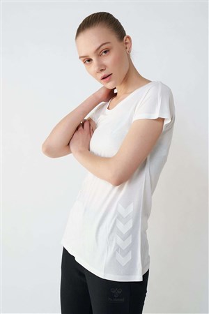 Hummel Kadın T-Shirt 911318-9003 Off Whıte