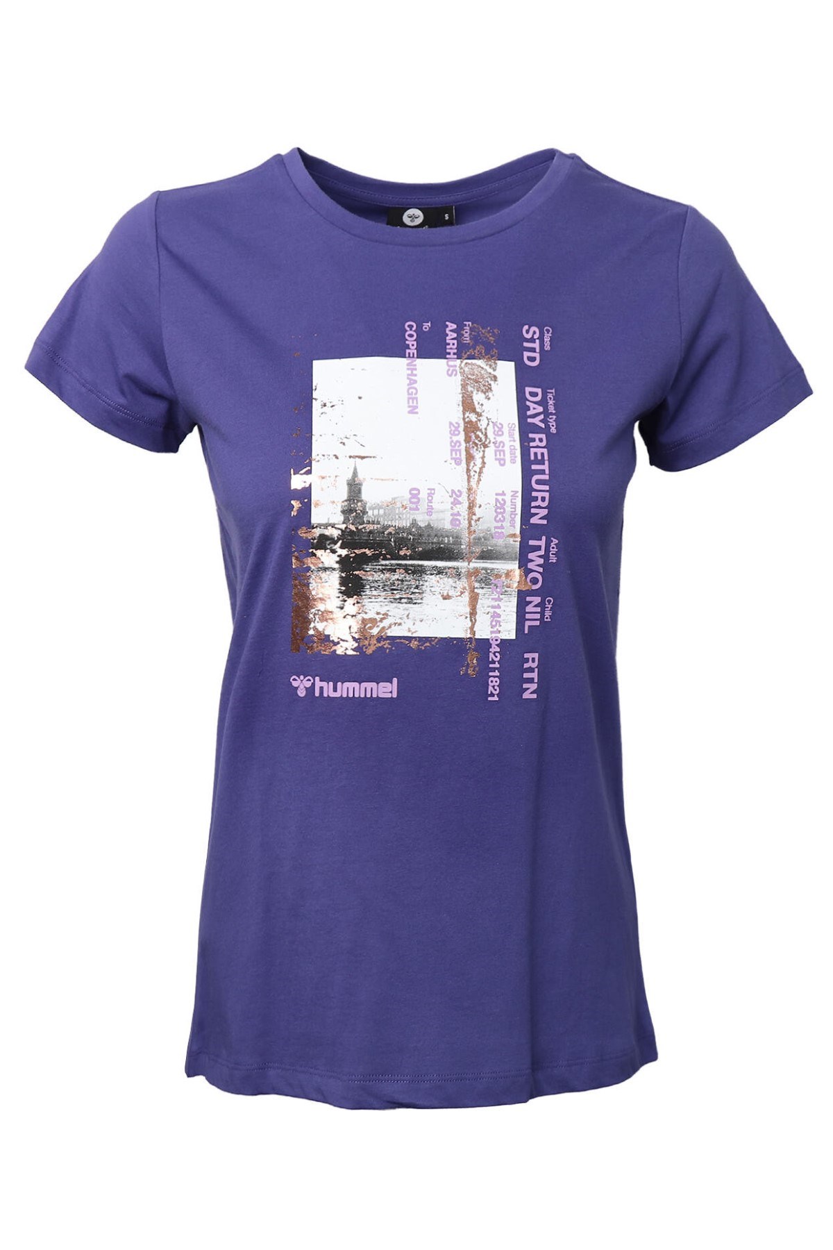 Hummel Kadın T-Shirt 911490-1047 Azurıte