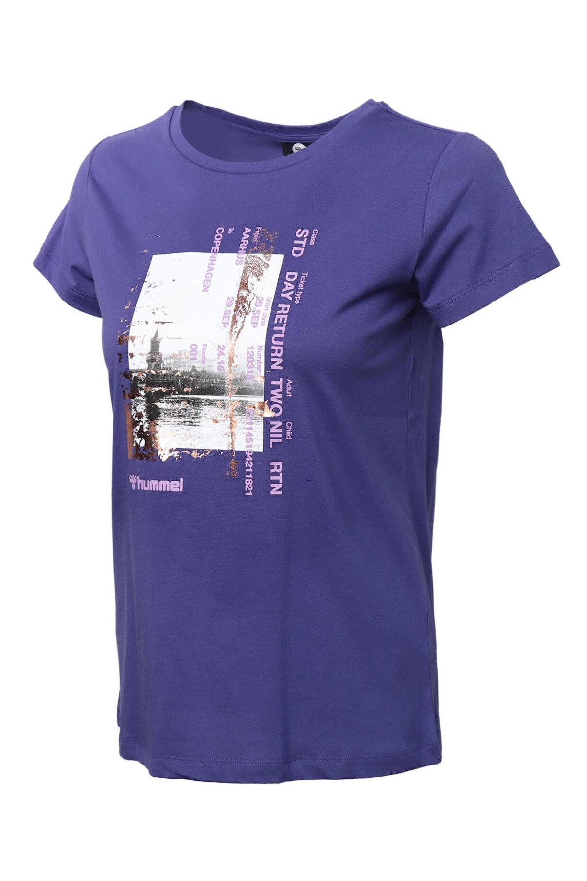 Hummel Kadın T-Shirt 911490-1047 Azurıte