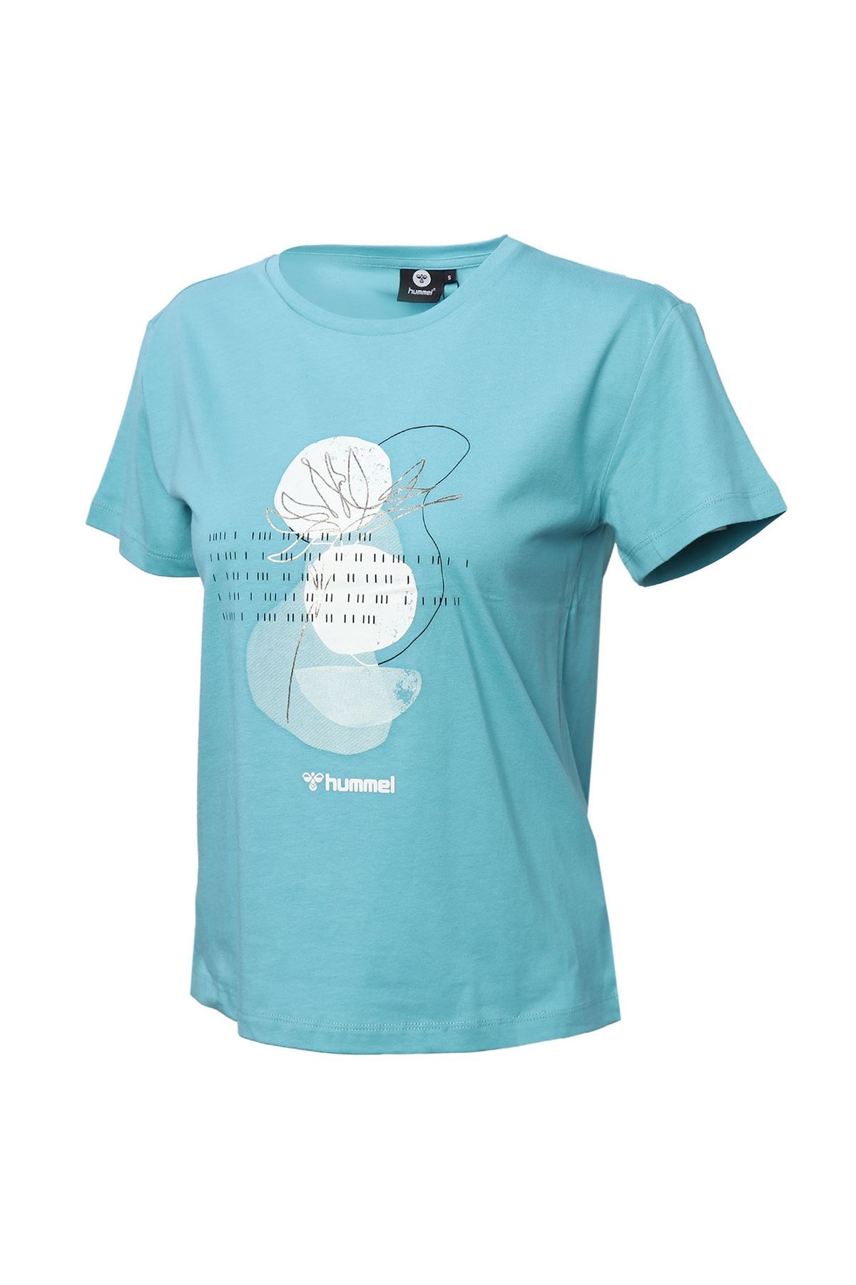 Hummel Kadın T-Shirt 911549-5519 Turquıse Tonıc