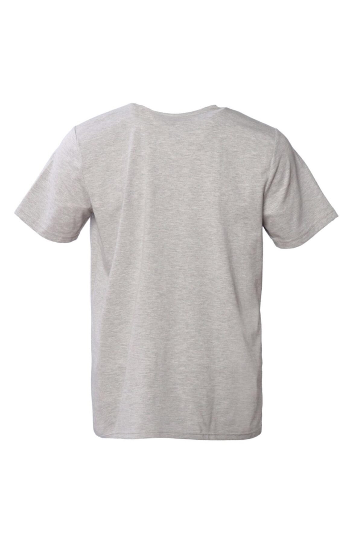 Hummel Erkek T-Shirt 911558-2006 Grey Melange
