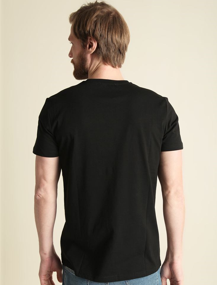 Fashion Friends Erkek T-Shirt 9Y1512E1 Siyah / Black