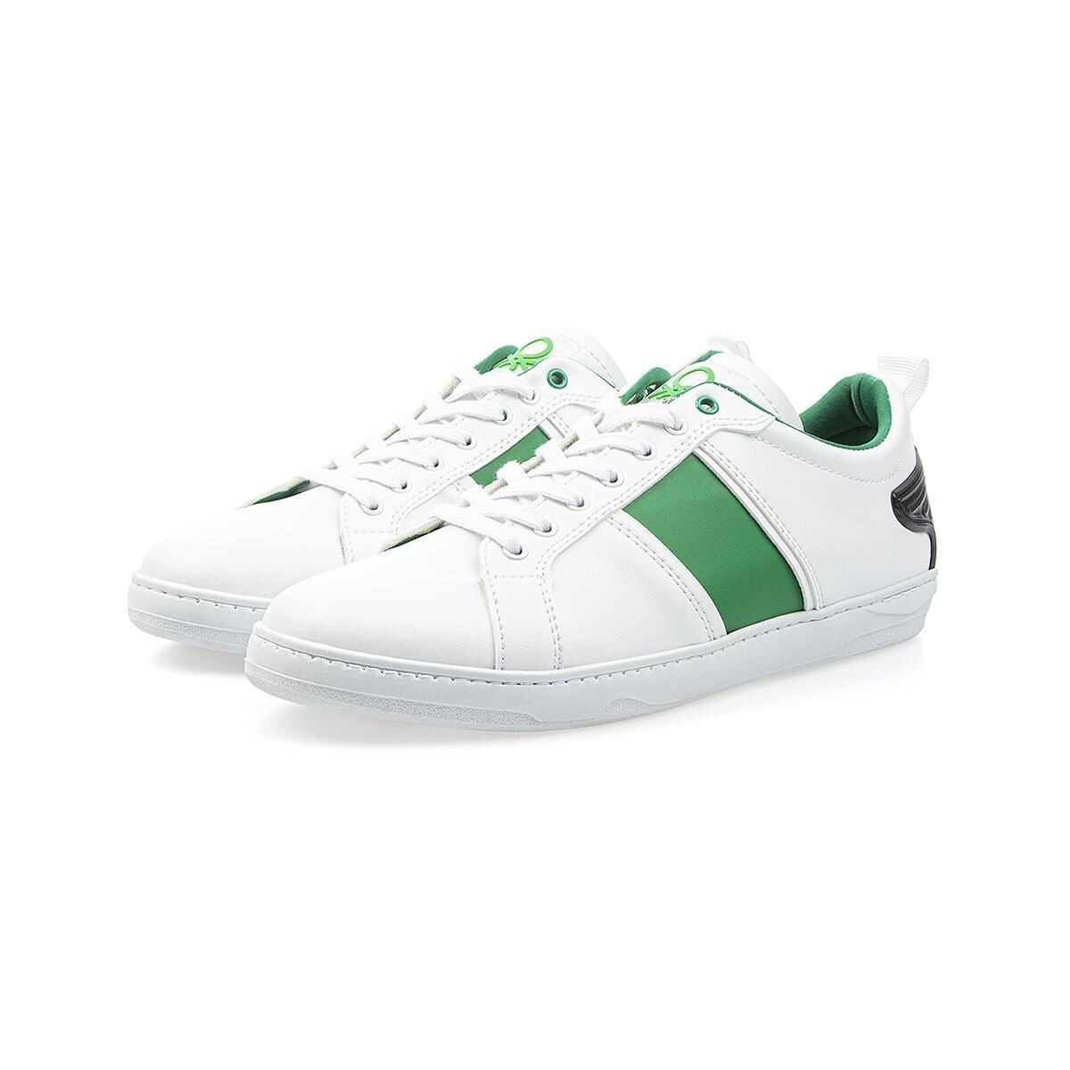 Benetton Erkek Ayakkabı BN-30138 Beyaz-Yeşil