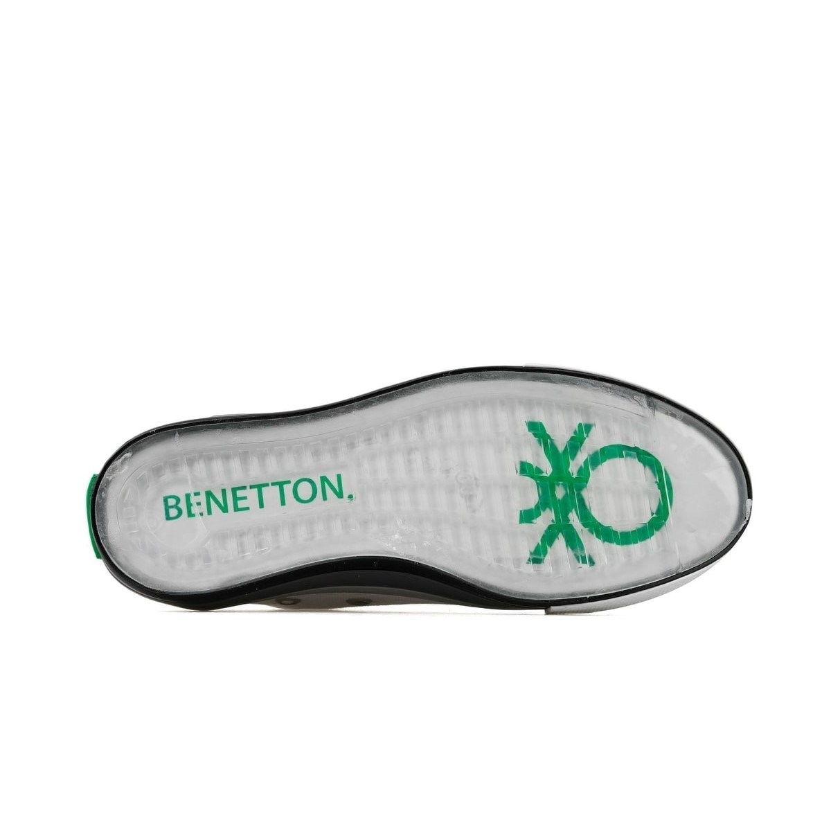 Benetton Kadın Ayakkabı BN-30176 207-Beyaz-Siyah