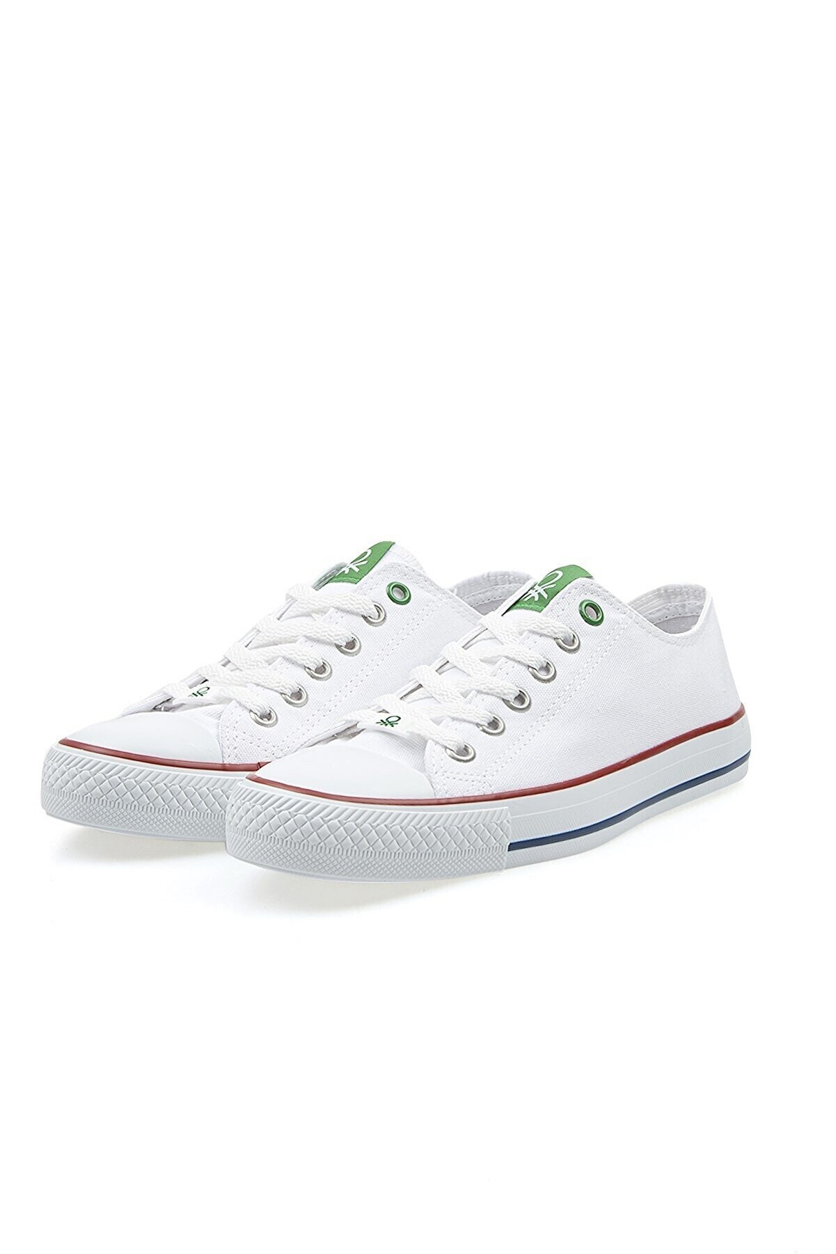 Benetton Kadın Ayakkabı BN-30196 19-Beyaz