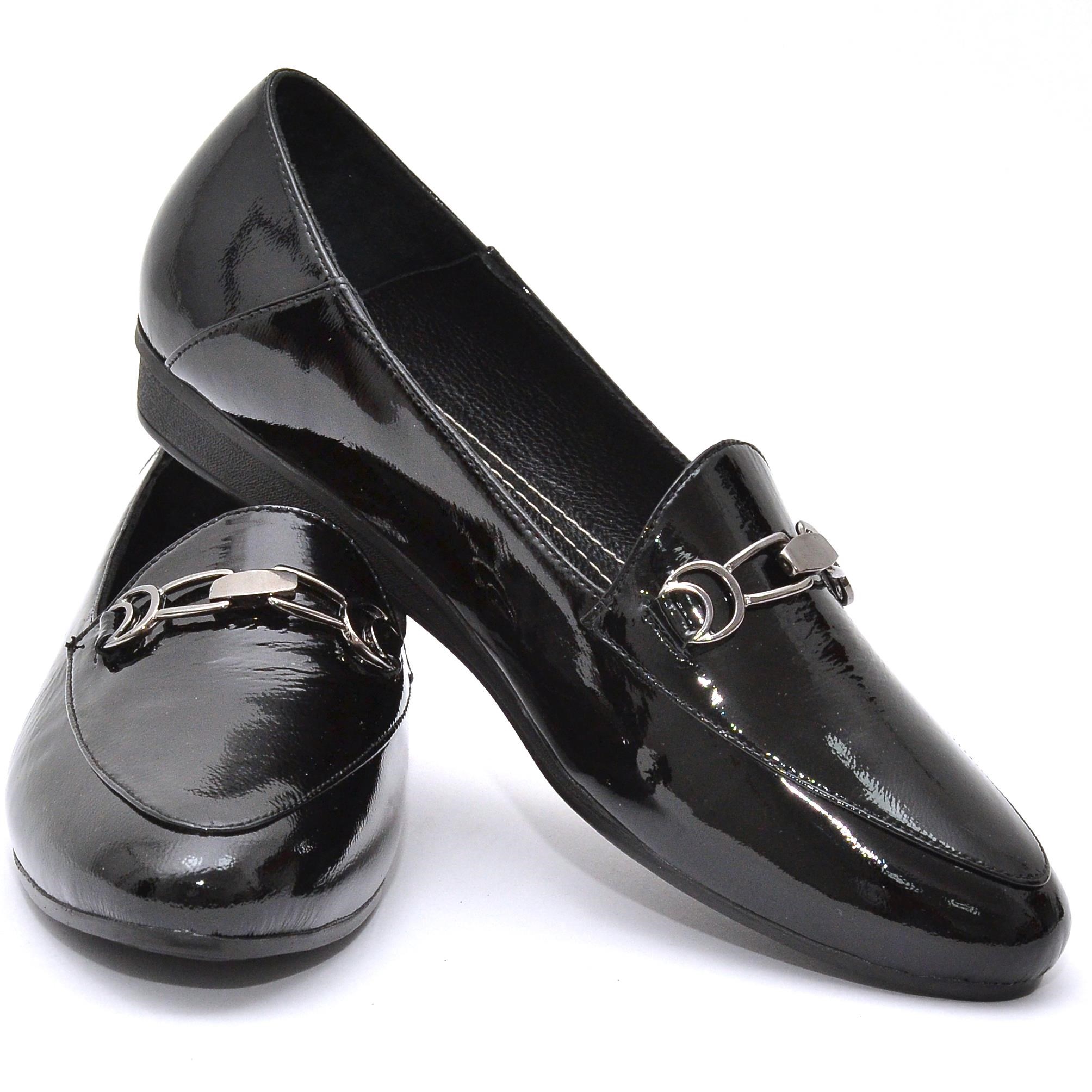Mammamia Kadın Ayakkabı D20YA-3125 Siyah Rugan