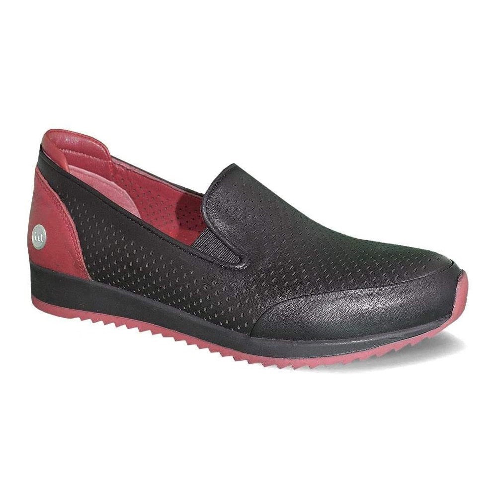 Mammamia Kadın Ayakkabı D20YA-375 Siyah Faber/Kırmızı Faber