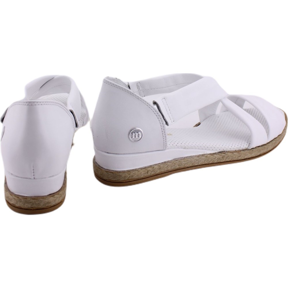 Mammamia Kadın Sandalet D21YS-1115 Beyaz Faber