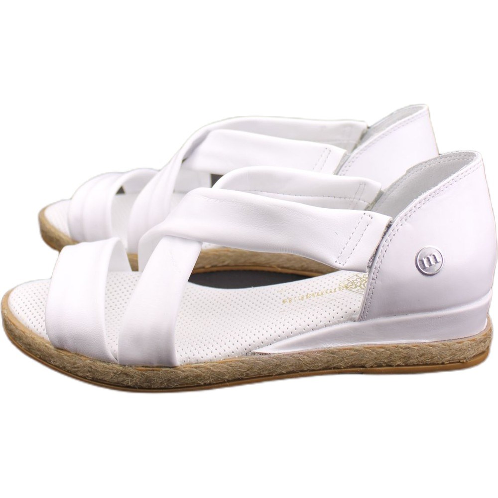 Mammamia Kadın Sandalet D21YS-1115 Beyaz Faber