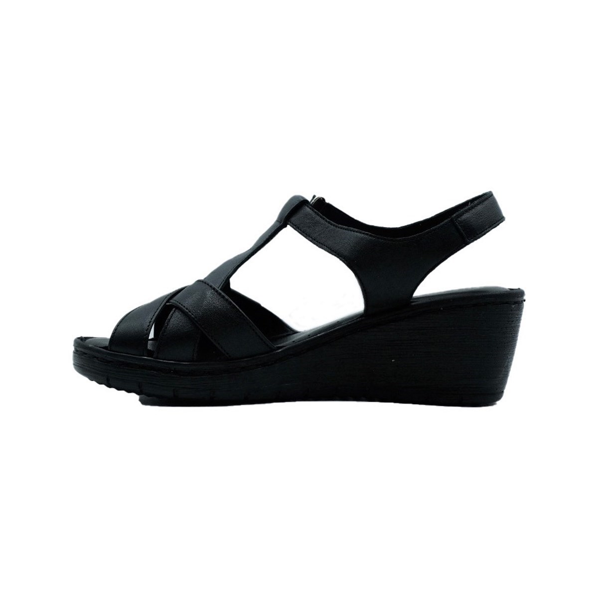 Mammamia Kadın Sandalet D21YS-1300 Siyah Faber