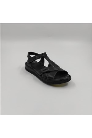 Mammamia Kadın Sandalet D22YS-1145 Siyah Faber