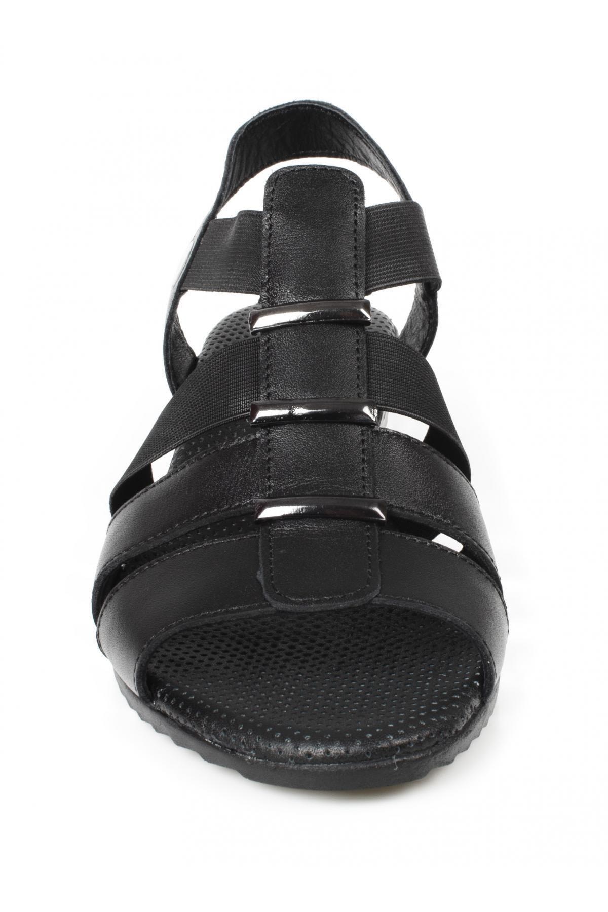 Mammamia Kadın Sandalet D22YS-1310 Siyah Faber