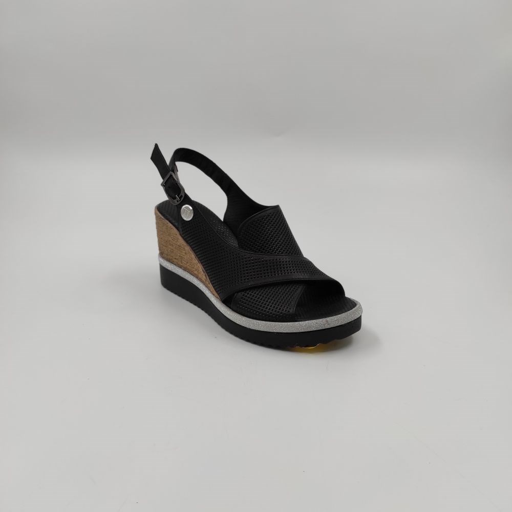 Mammamia Kadın Sandalet D22YS-1360 Siyah Faber