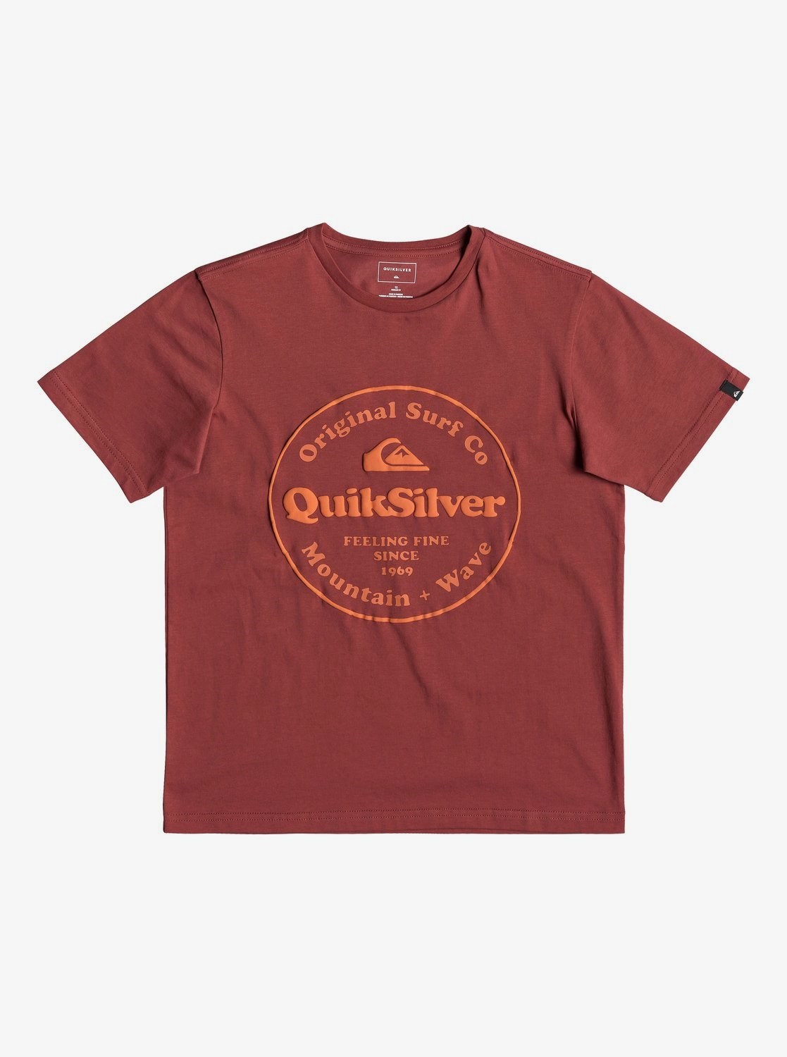 Quiksilver T-Shirt EQBZT03911 Rqn0-Brıck Red