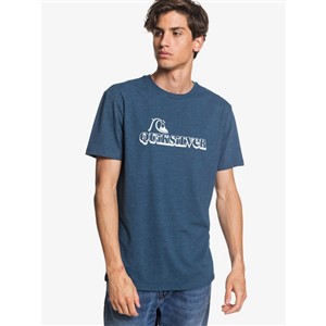 Quiksilver Erkek T-Shirt EQYZT05818 Majolıca Blue