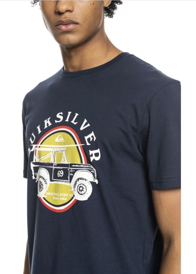 Quiksilver Erkek T-Shirt EQYZT06707 Navy Blazer