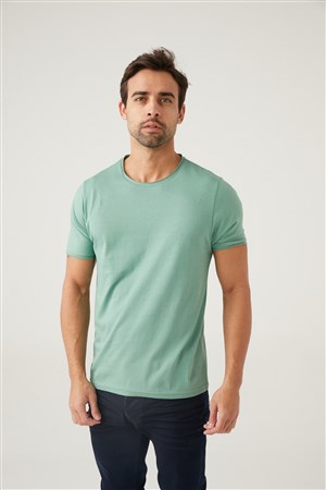 Five Pocket Erkek T-Shirt FPY20TSHE004 A.Yeşil