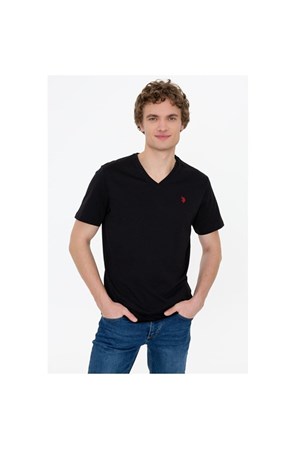 US Polo Assn Erkek T-Shirt G081GL011-1350595 Sıyah