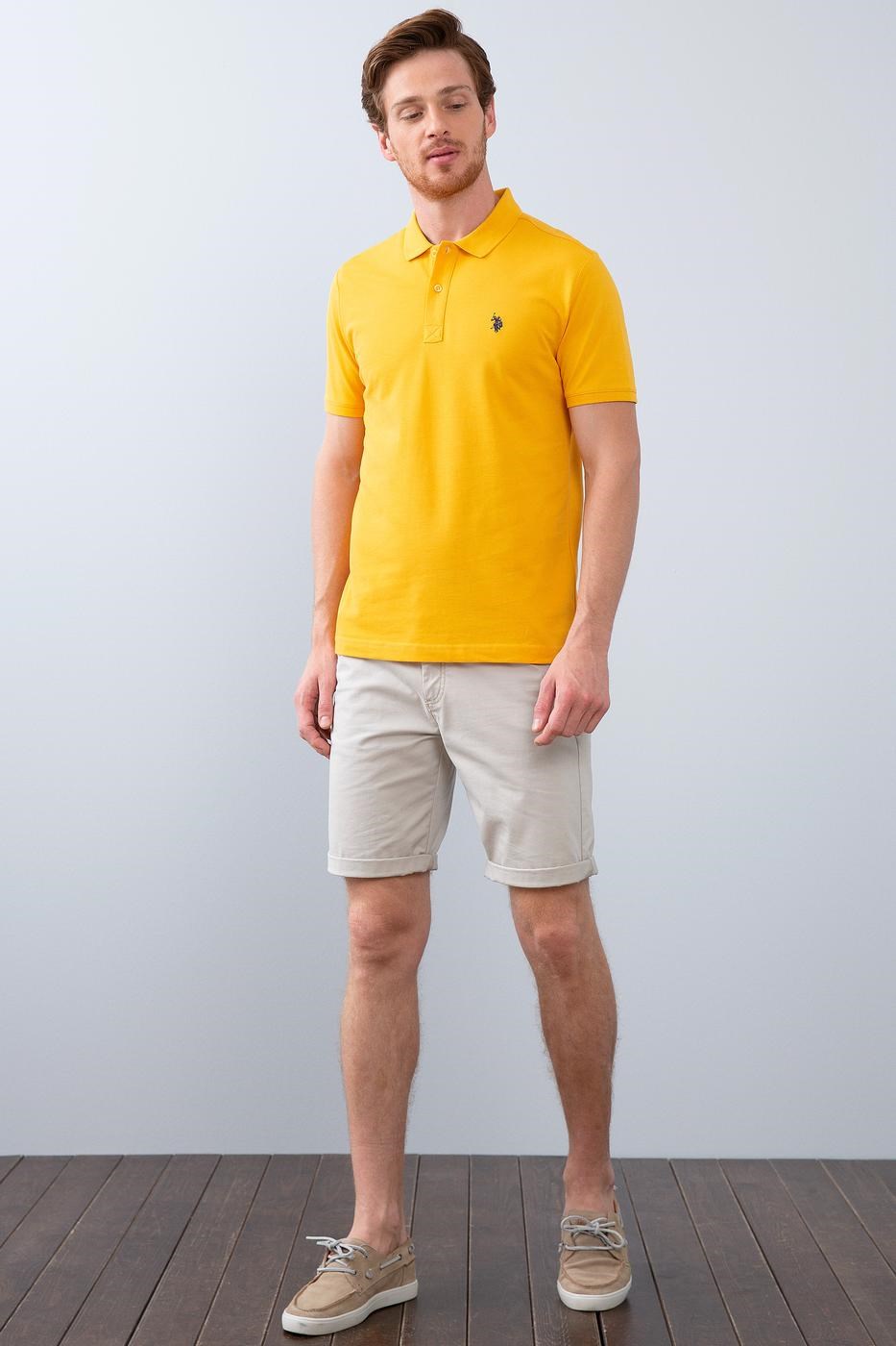 US Polo Assn Erkek T-Shirt G081GL011-739379 Koyusarı