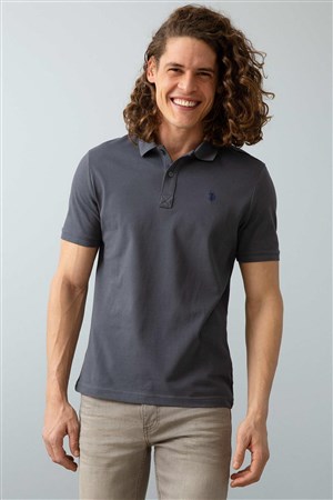 US Polo Assn Erkek T-Shirt G081GL011-739379 Vr006Antrasit