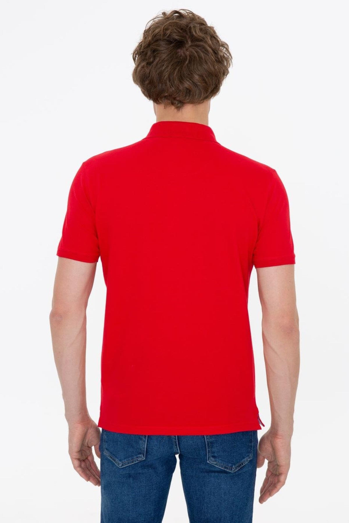 US Polo Assn Erkek T-Shirt G081SZ011-1350507 Kırmızı