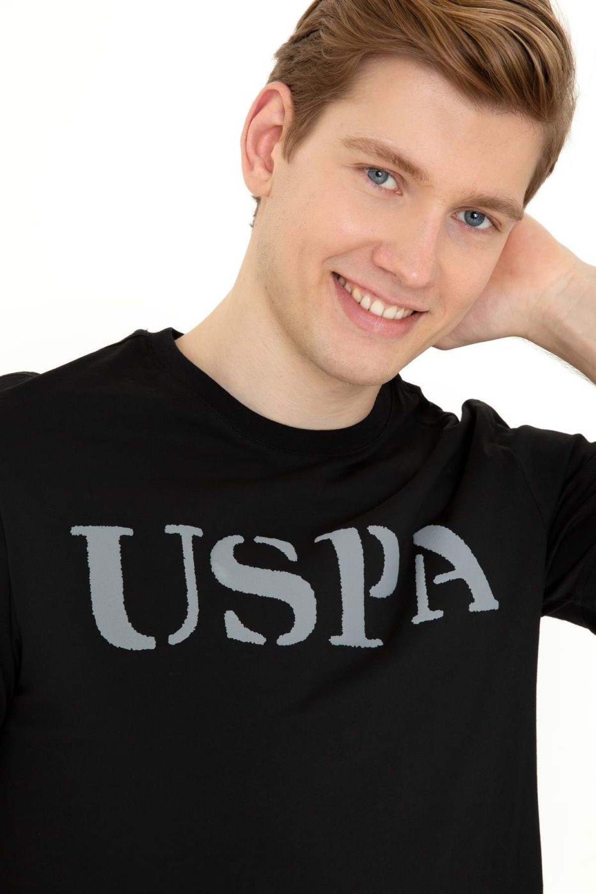 US Polo Assn Erkek T-Shirt G081SZ011-1350567 Sıyah