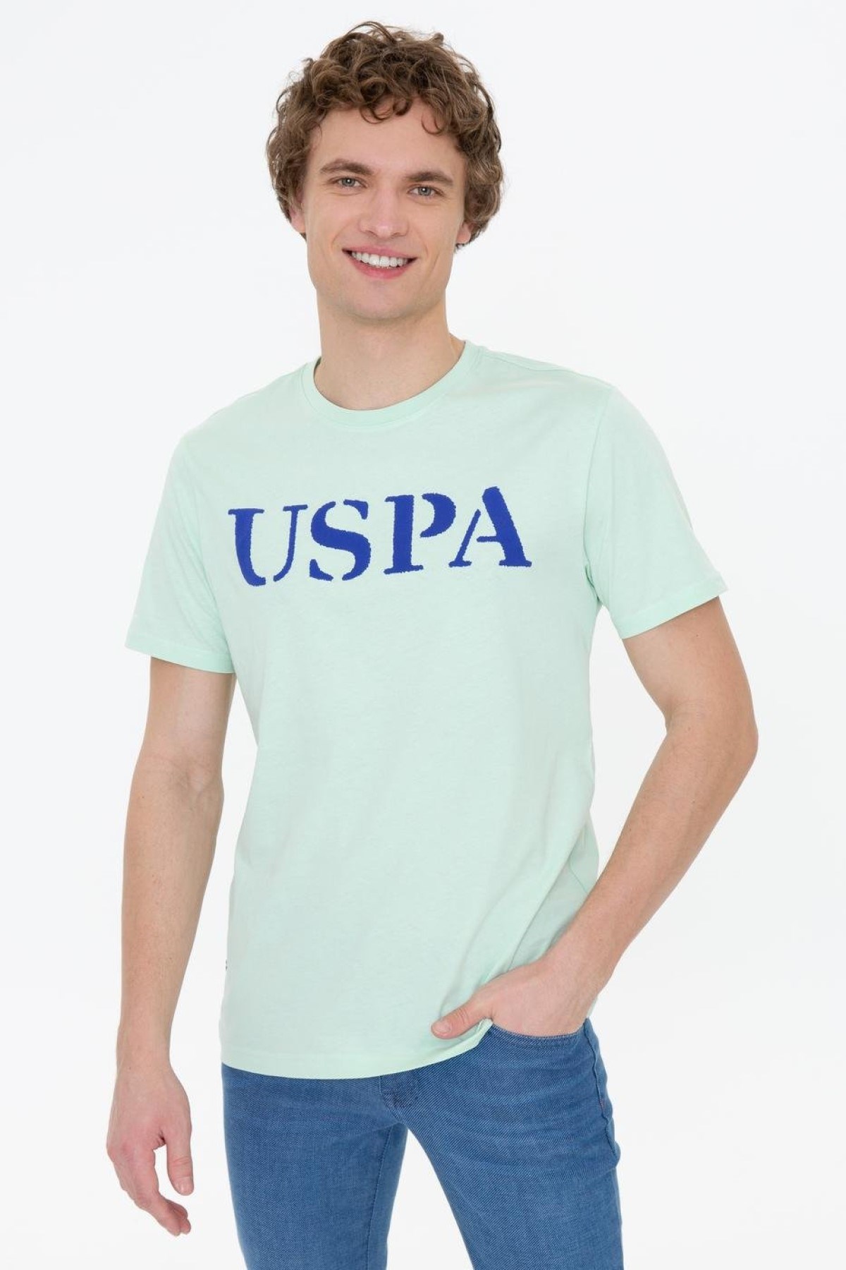 US Polo Assn Erkek T-Shirt G081SZ011-1350567 Yesıl