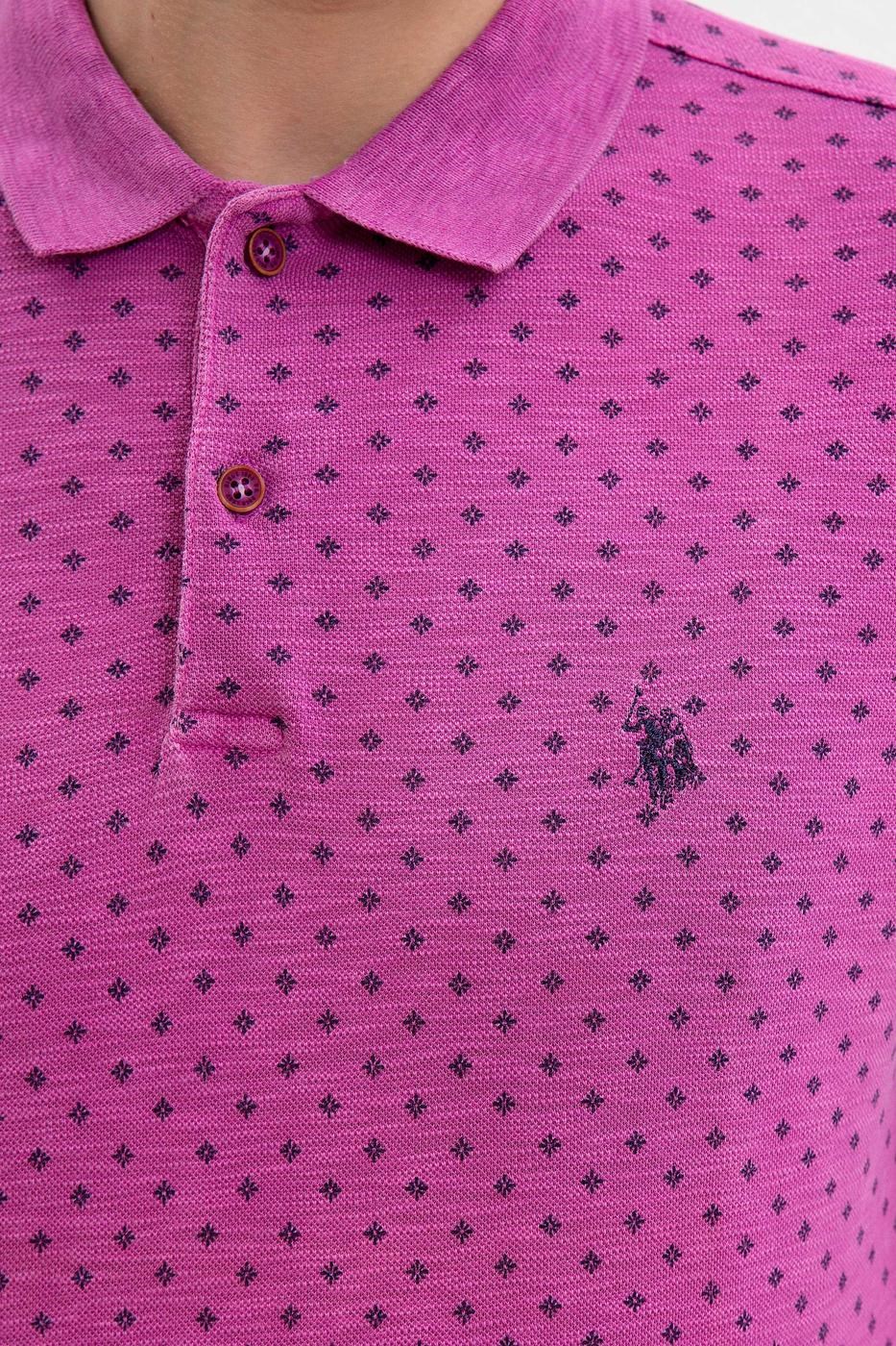 US Polo Assn Erkek T-Shirt G081SZ011-784536 Menekşe