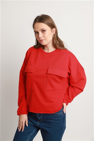 Manche Kadın S-Shirt MK19W274828 Kırmızı