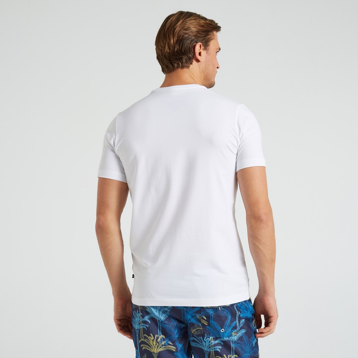 Nautica Erkek T-Shirt V25112T Beyaz
