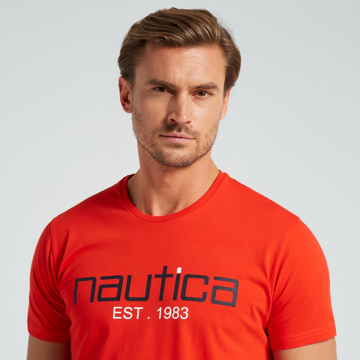 Nautica Erkek T-Shirt VC25317T Kırmızı