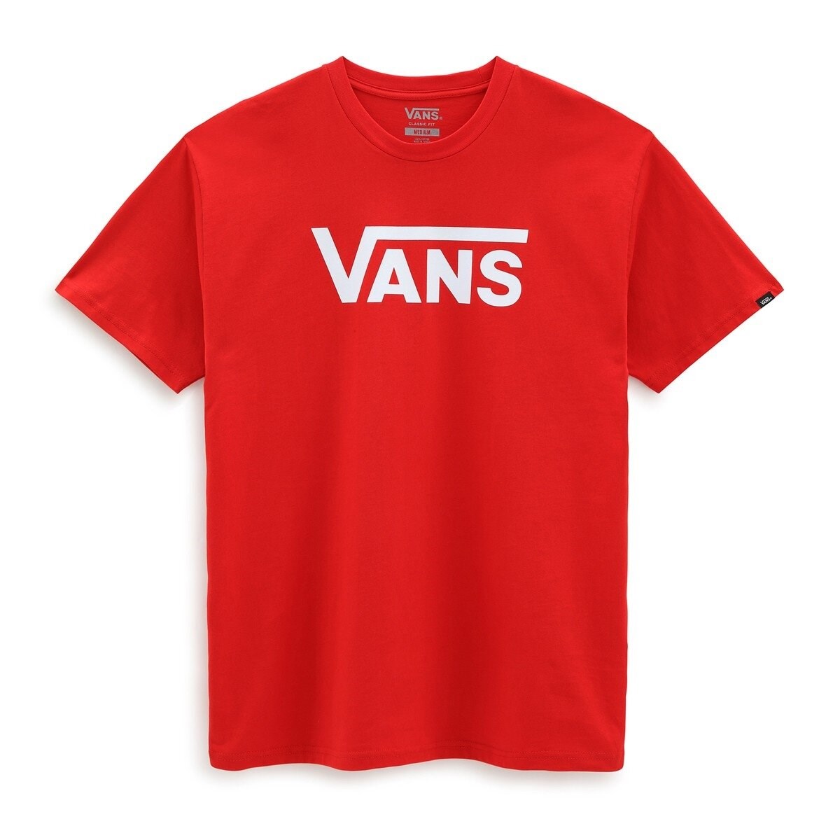 Vans Erkek T-Shirt VN000GGGDS81 Hıgh Rısk Red-Whıte