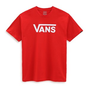 Vans Erkek T-Shirt VN000GGGDS81 Hıgh Rısk Red-Whıte