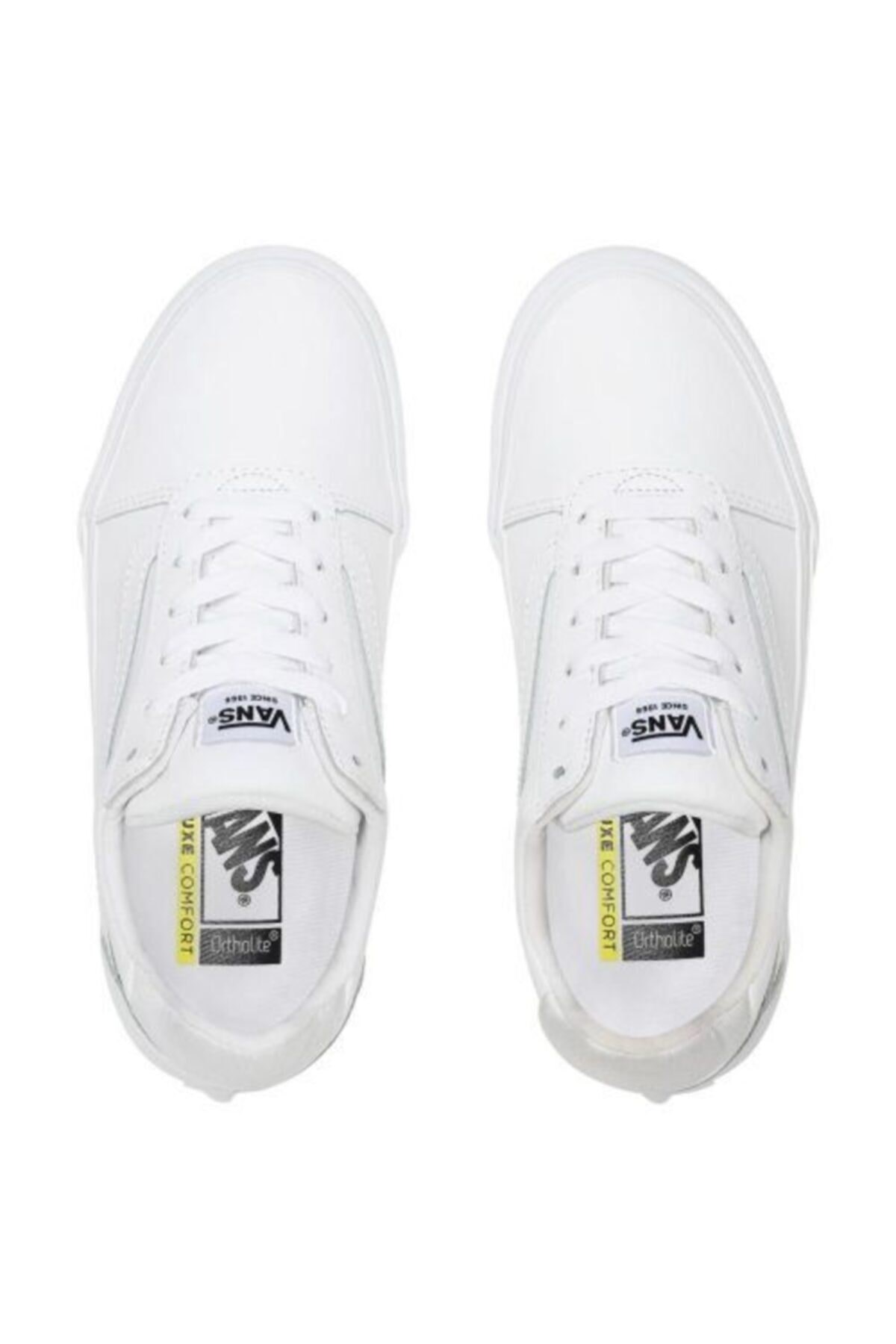 Vans Kadın Ayakkabı VN0A3TLA05R1 (Tumble) White/White